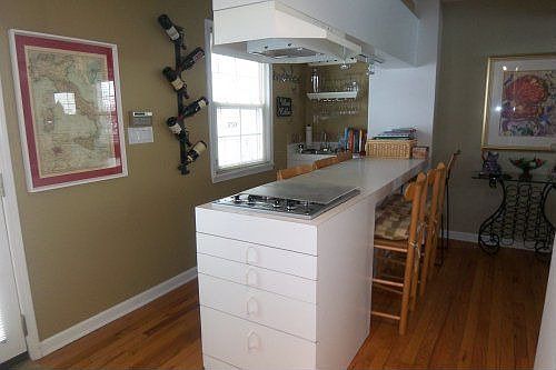 View of Breakfast Bar from Kitchen