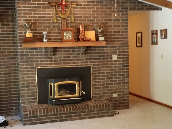 Living room opens to deck