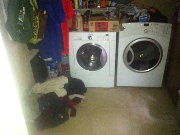 Upstairs laundry