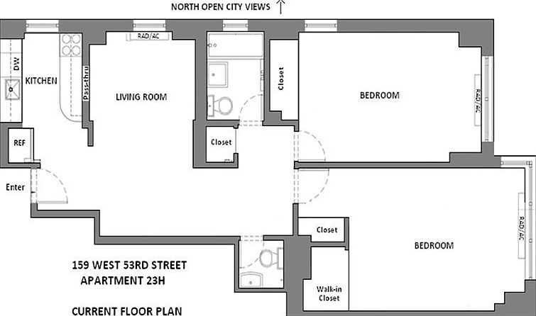 1st image of 159 W 53rd St APT 23H