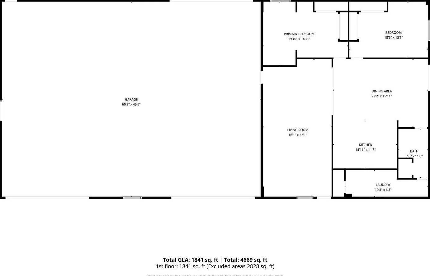 2 bedroom, 1 bathroom home — Photo 2