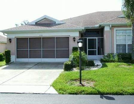 Screened 2 car garage
