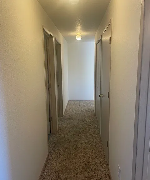 Hallway to bedrooms and bathroom.