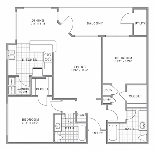 Floor plan B2