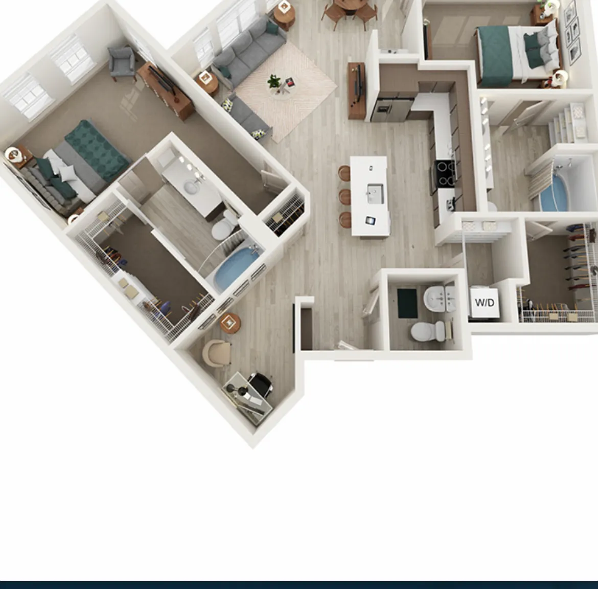2 bed, 2.5 bath, 1382 sqft, $3,370 — Photo 1