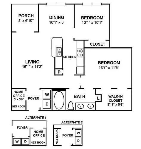 Floor plan B1Renovated