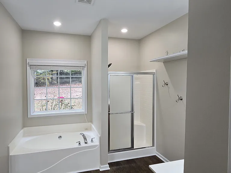 Garden tub and shower