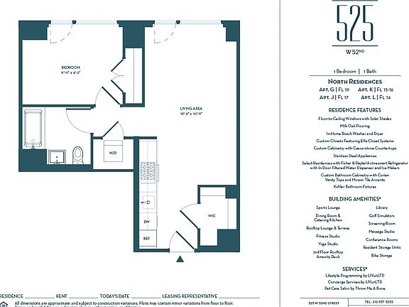 2nd image of 525 W 52nd St APT 14LN