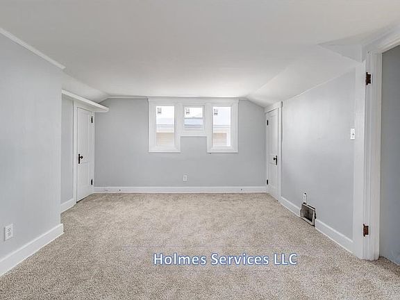 View of living room from kitchen.