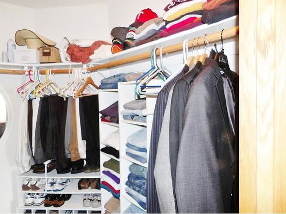 Upstairs bedroom closet