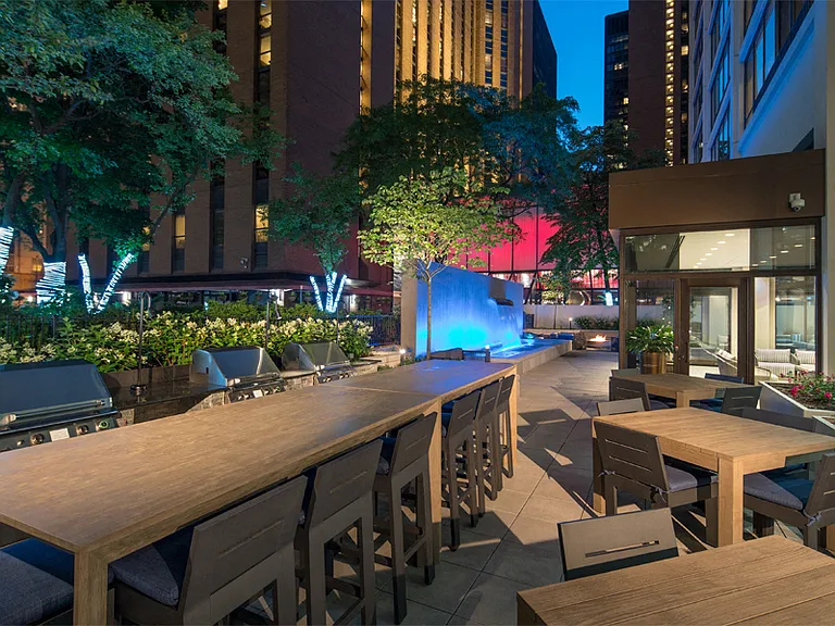Beautiful New Fire Pit and Grilling Stations for Al Fresco Dining