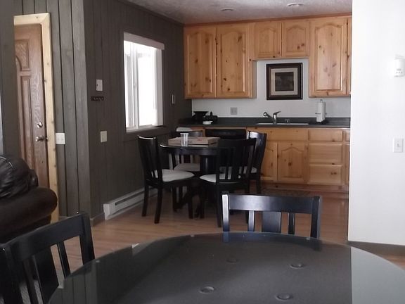 dinning area and kitchen are