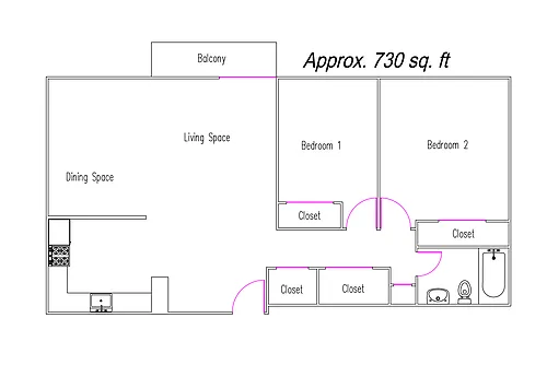 Floor plan 206