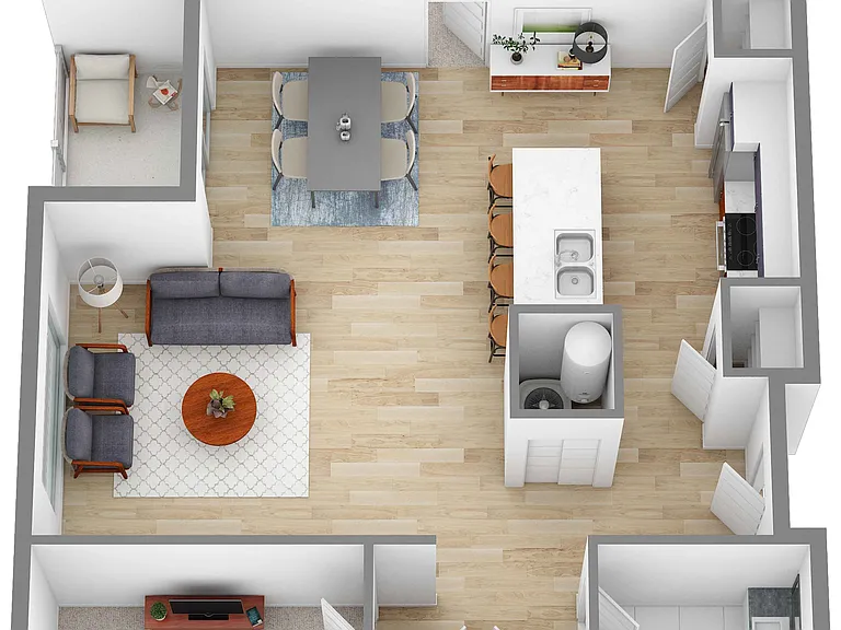 Sebastian | 2 Bedroom | 2 Bath | 1041 SF Sebastian | 2 Bedroom | 2 Bath | 1041 SF