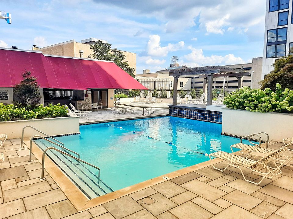 Outdoor Pool with Gazebo and Grills