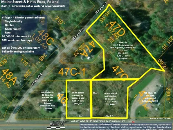 Lot 47C-D Maine Street, Poland, ME 04230