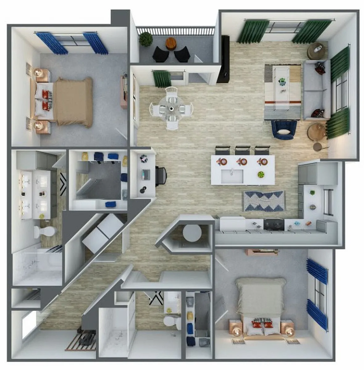 Floor plan B3