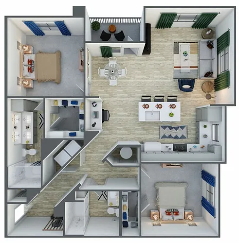 Floor plan B3