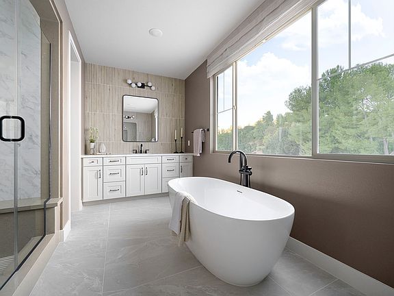 Serenity Grove Master Bathroom Plan 1 Chino Hills.CA