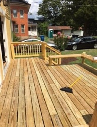 10X15 (150 sf) deck