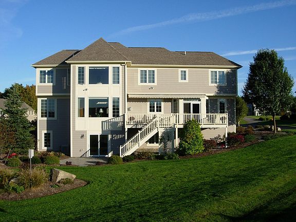 Back view from golf course