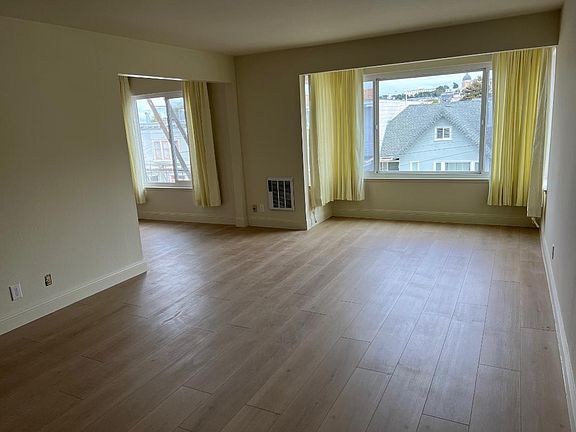 Living room looking towards the street