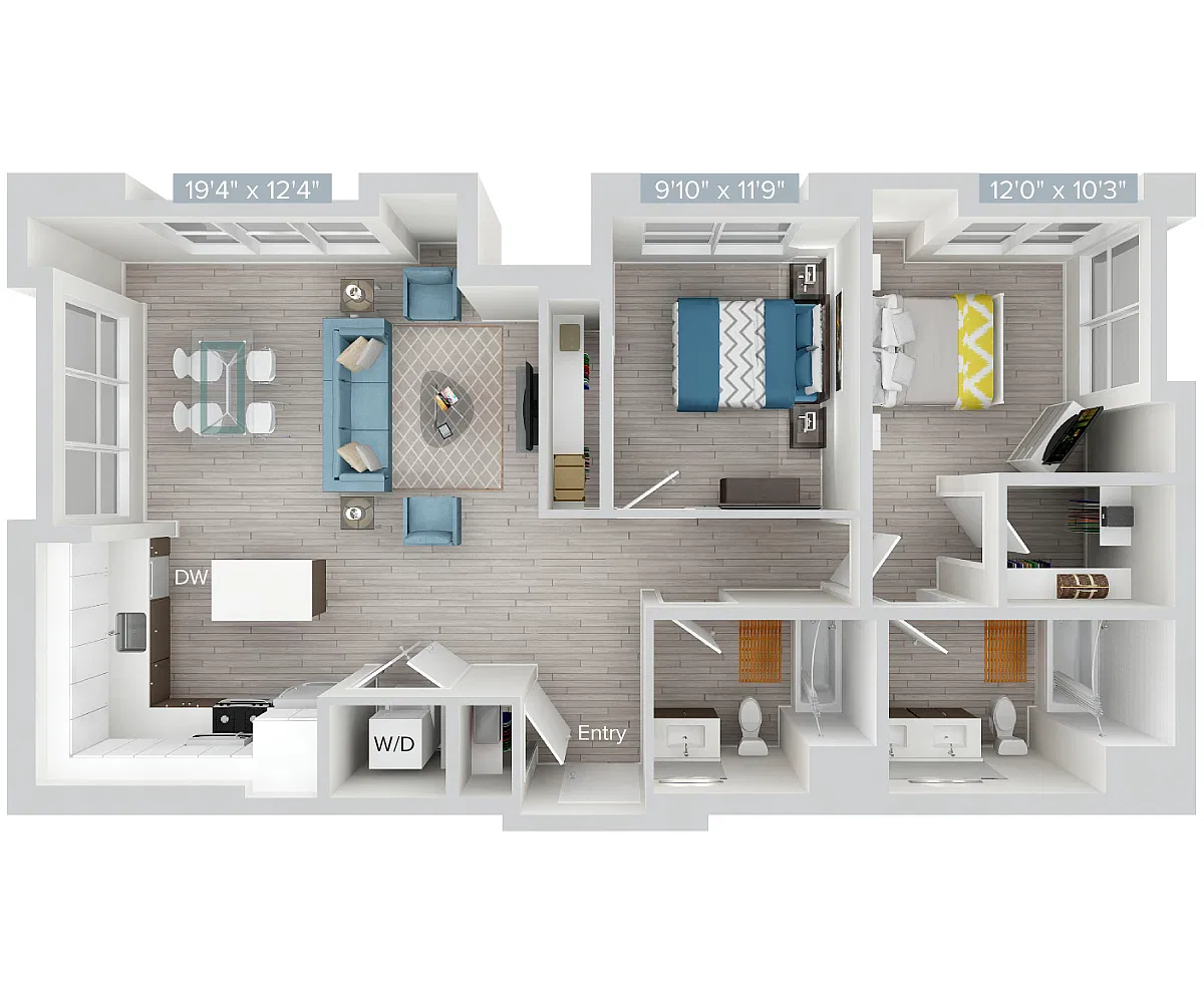 Floor plan B19-1140SF
