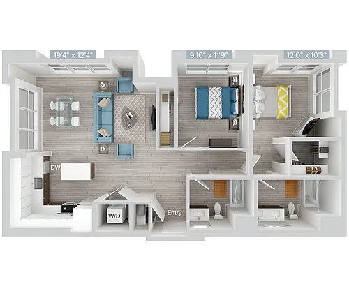 Floor plan B19-1140SF