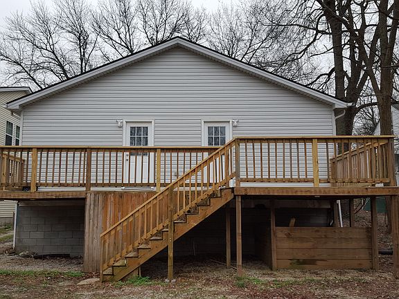 Back view of house