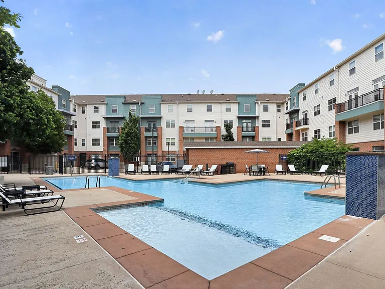 Relax and Refresh at the Heated Pool at Ralston Apartments in Downtown Indianapolis