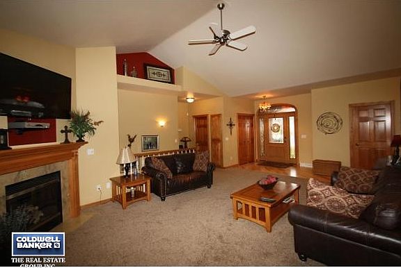 Living Rm w/ Cathedral Ceiling