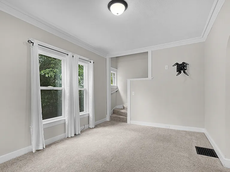 Living Room showing stairway to 2nd Level