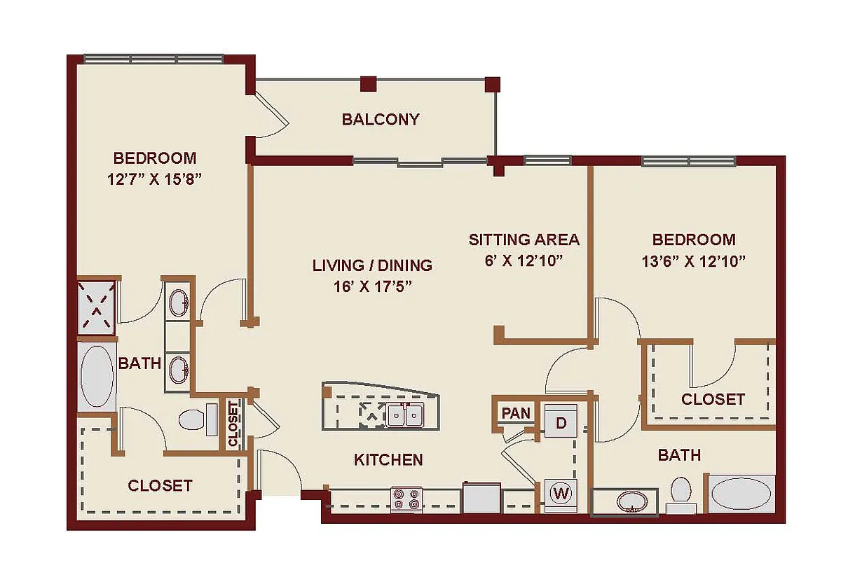 Floor plan B8 Premium Upgrade