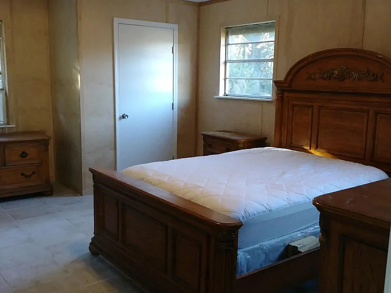 Furnished master bedroom