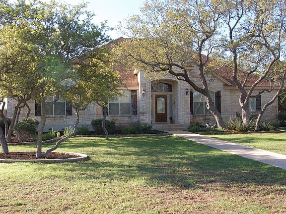 Home is on a large corner lot