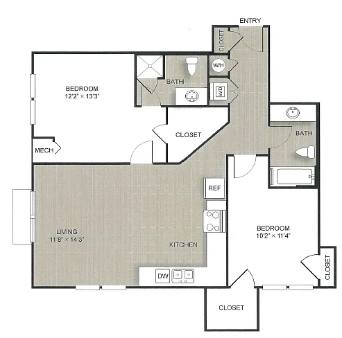 Floor plan B01