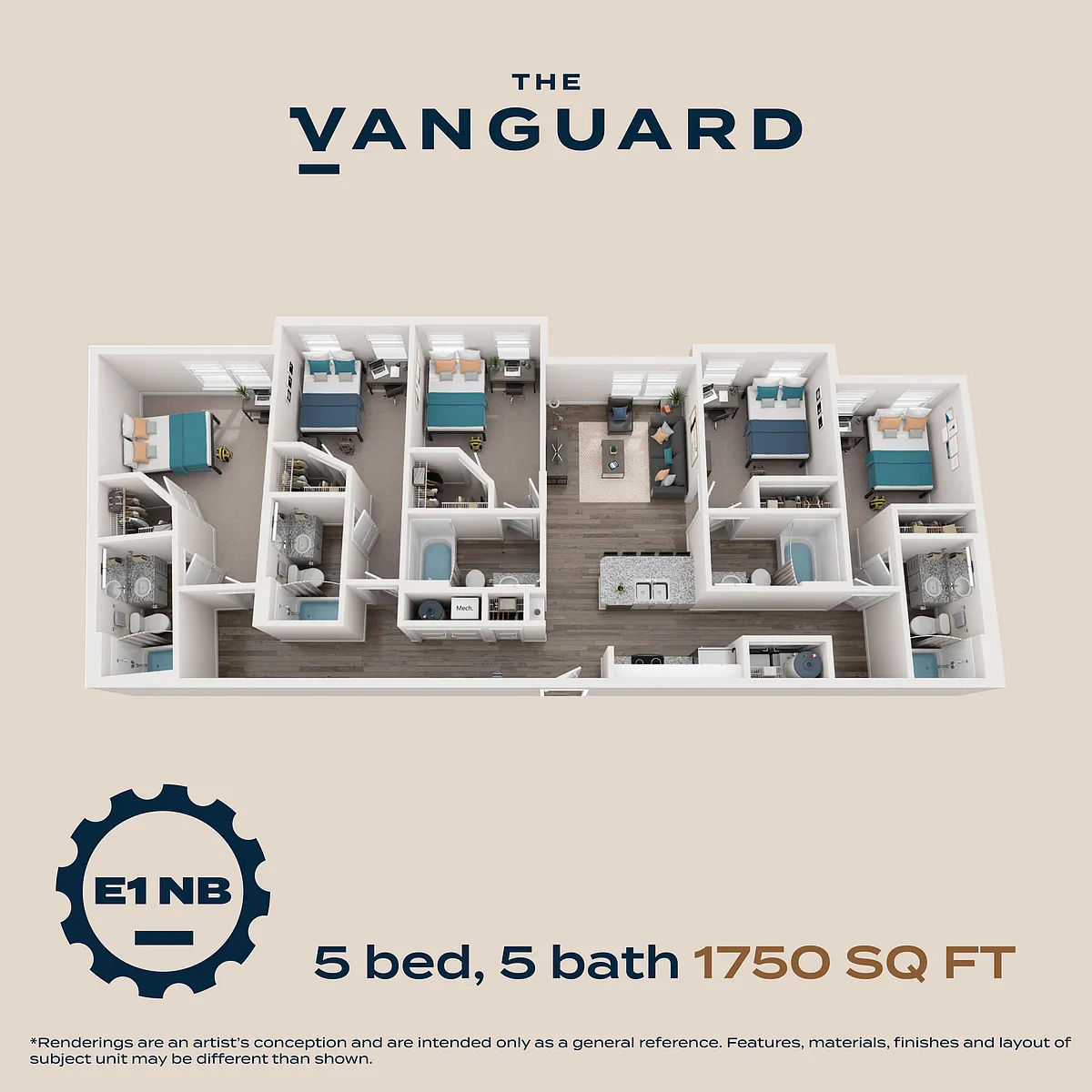 Floor plan E1-NB