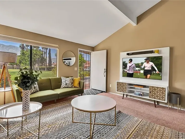 Living room to front door