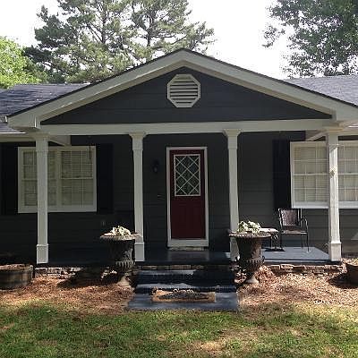 Wecome home front porch.