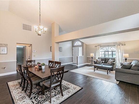 Living room and Dining room