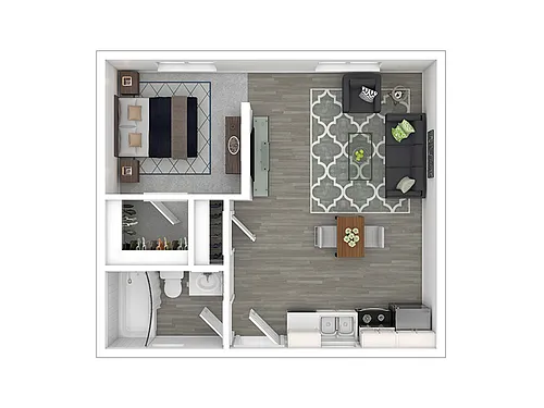 Floor plan Studio