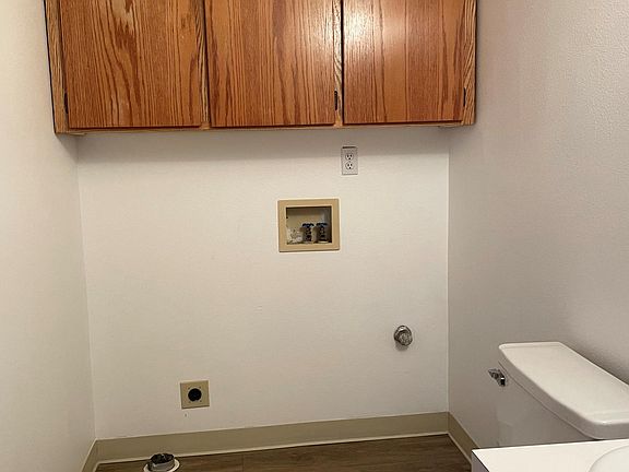 half bath with laundry hookups