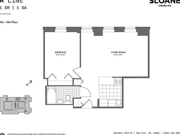 2nd image of 360 W 34th St APT 10a