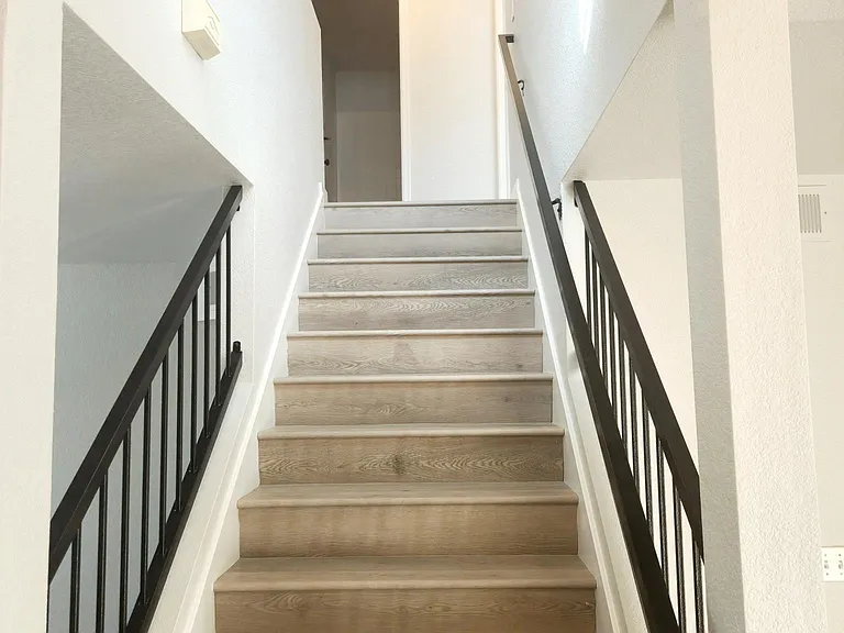 Vinyl plank flooring throughout the home.