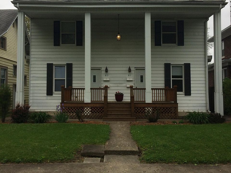 Front entrance to building.