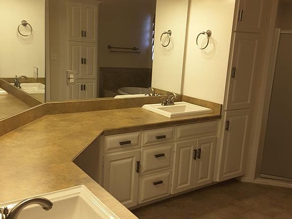 Master bathroom vanity