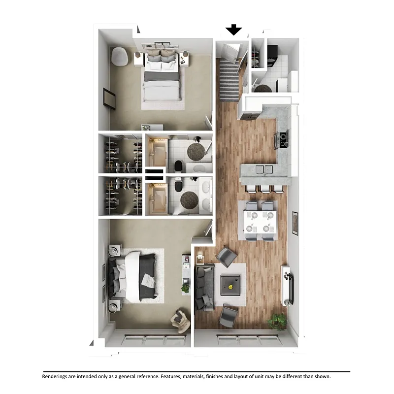 Floor plan Zona Rosa