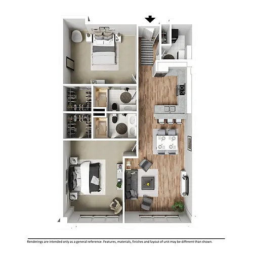 Floor plan Zona Rosa