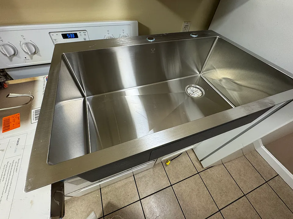 NEW SINK INSTALL 08/25/26. coming soon.