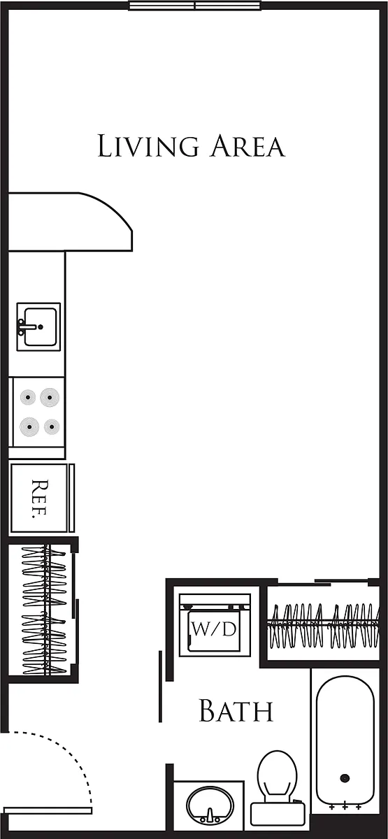 Floor plan Micro Studio - C2B